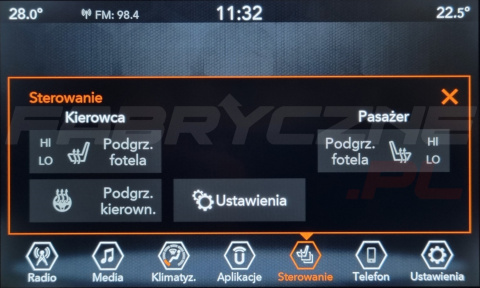 JEEP UCONNECT VP2 CONTINENTAL 7" polskie menu, zakresy radiowe, zmiana regionu JEEP UCONNECT VP2 CONTINENTAL 7" polskie menu, zakresy radiowe, zmiana regionu