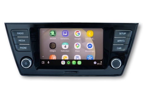 Aktywacja CarPlay i Android Auto SKODA FABIA III (MIB2GP)