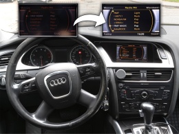 Audi A4 B8 (2007–2011) – Naprawa wyświetlacza radia Concert