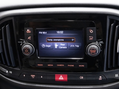 Dodge Ram Promaster City polskie menu, zmiana regionu