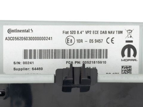 Naprawa radia Jeep Renegade FIAT VP2 520 8.4” | Serwis VP2