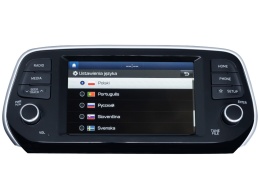 Wgrywanie polskiego menu / zmiana regionu – radio bez nawigacji Hyundai Tucson 2018–2021