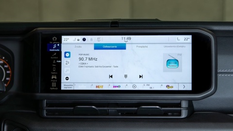 JEEP WRANGLER UCONNECT 5 HARMAN BECKER 12.3" polskie menu, polski lektor, zmiana regionu JEEP WRANGLER UCONNECT 5 HARMAN BECKER 12.3" polskie menu, polski lektor, zmiana regionu