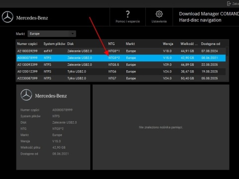 MAPA + KOD AKTYWACYJNY MERCEDES NTG5 NTG5S2 NTG 5*2 EUROPA (Najnowsza wersja 2021)
