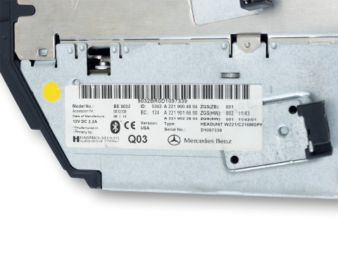 Naprawa Mercedes NTG 3.5 – Serwis radia i nawigacji W221 / C216