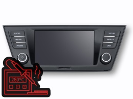 NAPRAWA RADIA/WYŚWIETLACZA SKODA FABIA III (MIB2GP)