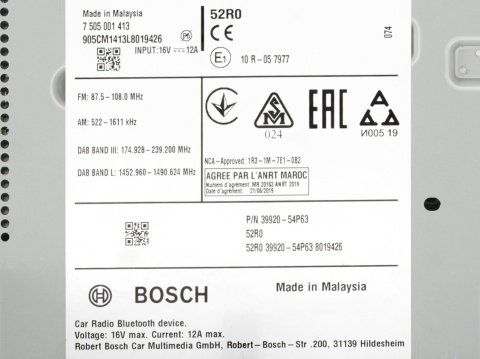 Naprawa radia Suzuki SLD Bosch | Serwis nawigacji Vitara, SX-4, S-Cross, Jimny, Ignis, Baleno, Swift