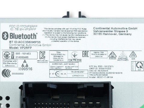 Naprawa radia Continental VP2RFP | Serwis nawigacji