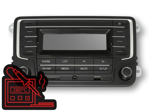 Naprawa radia MIB Global Entry - Volskwagen Caddy, Volkswagen Transporter (2015-2020r.) | Serwis radia