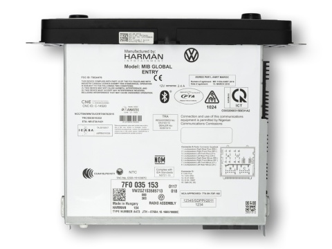 Naprawa radia MIB Global Entry - Volskwagen Caddy, Volkswagen Transporter (2015-2020r.) | Serwis radia