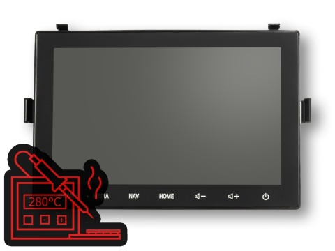 Naprawa wyświetlacza Mitsubishi NR-201 - (Mitsubishi Outlander 2019-2021r.) | Serwis radia