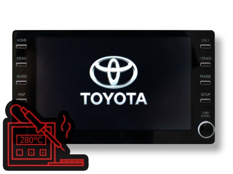Naprawa 86140-02690 Toyota Corolla RAV4 (2018-2024) | Serwis radia