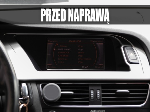 Audi A4 B8 (2007–2011) – Naprawa wyświetlacza radia Concert Audi A4 B8 (2007–2011) – Naprawa wyświetlacza radia Concert