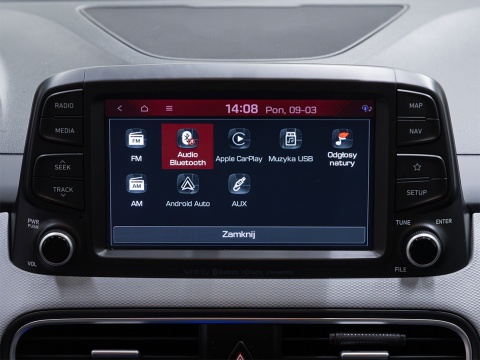 Hyundai Kona - polskie menu (zmiana regionu) | mapy europy, radio