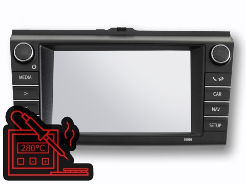 Naprawa 86140-42330 (510109) Toyota RAV4 (2015-2018r.) | Serwis radia