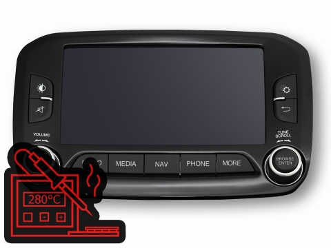 Naprawa radia Harman VP4 940 Alfa Romeo Giulietta (2014-2020r.) | Serwis nawigacji