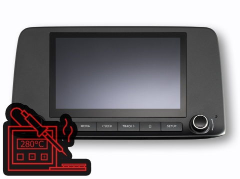 Naprawa nawigacji DA333J9EP Hyundai Kona 2020-2022r. | Serwis radia