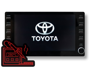 Naprawa radia 86140-02C40 | Serwis nawigacji Toyota Corolla (2019-2023r.)