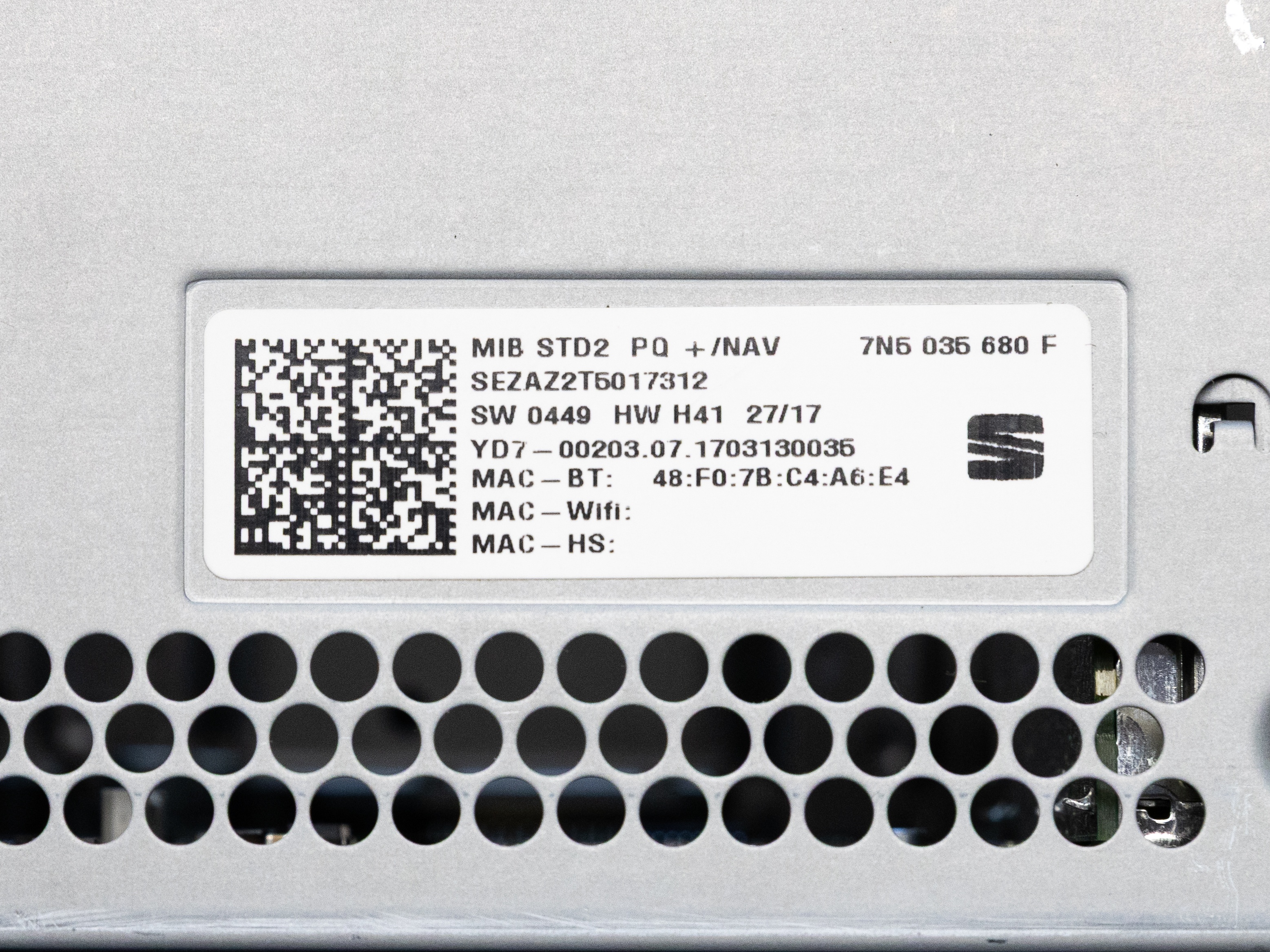 seat dotyk nie działa