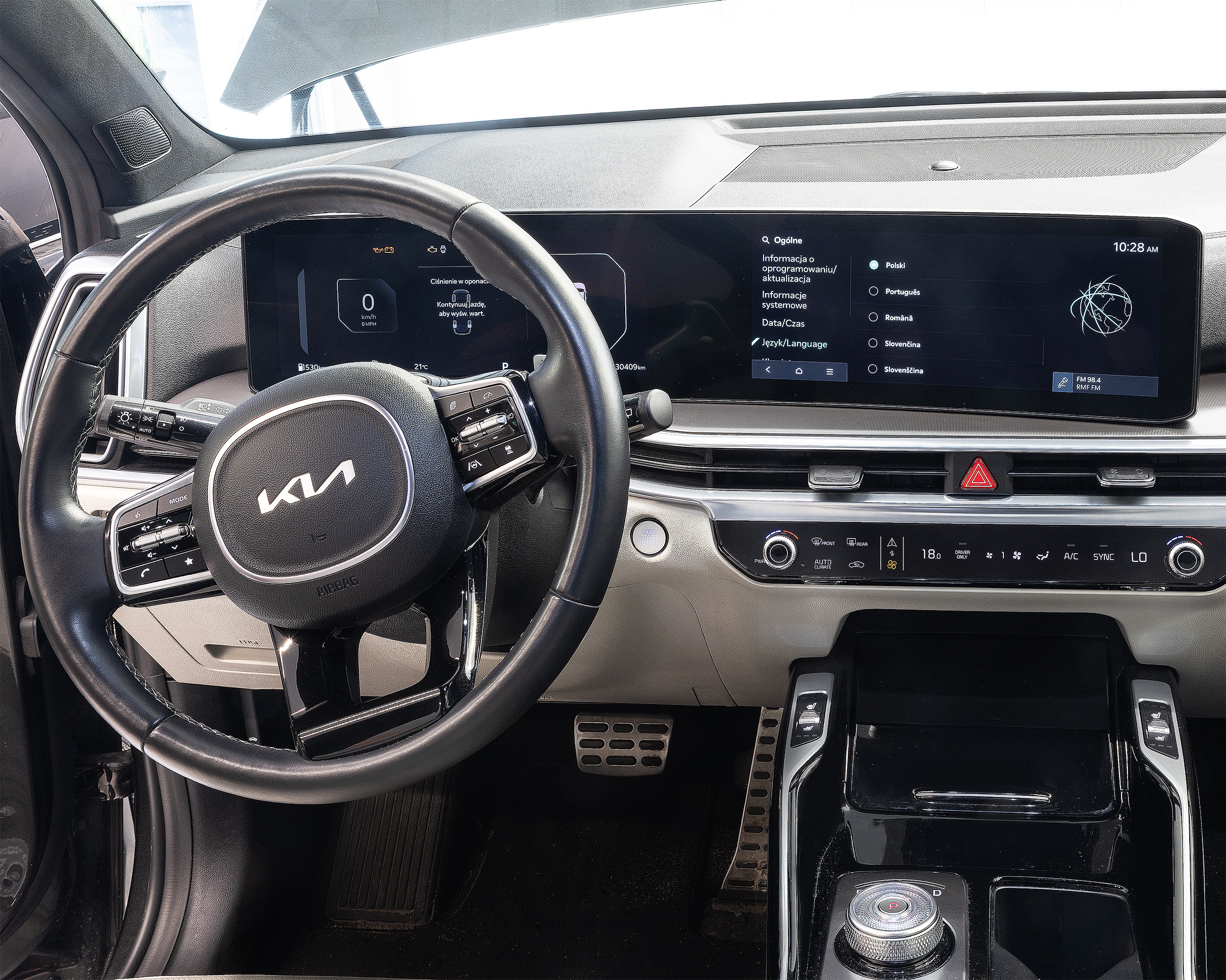 KIA Sorento wgranie polskiego menu