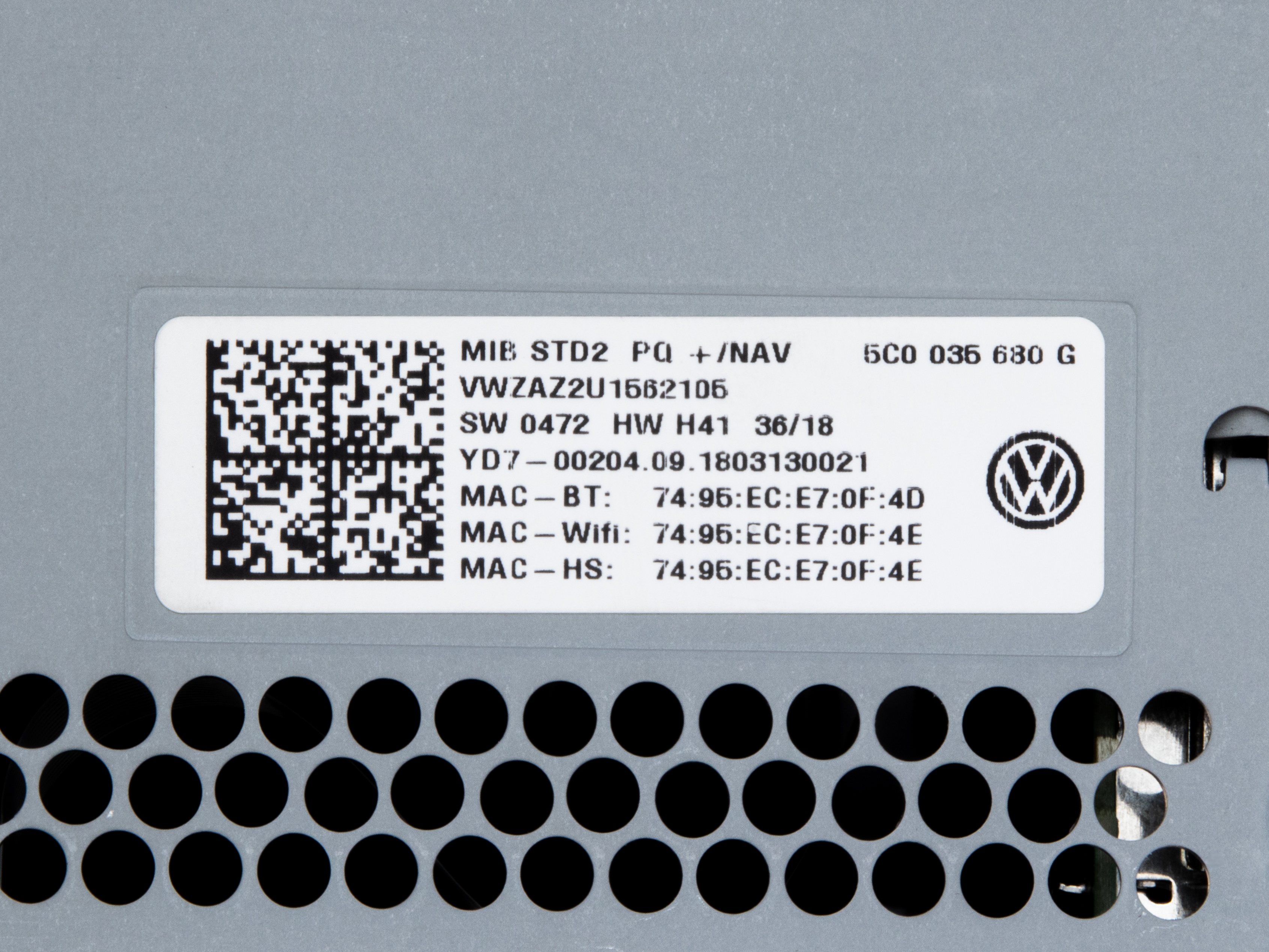 dotyk nie działa volkswagen