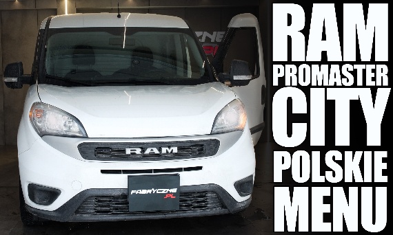 Dodge RAM Promaster z USA – jak zmienić język na polski i uruchomić radio w Europie?