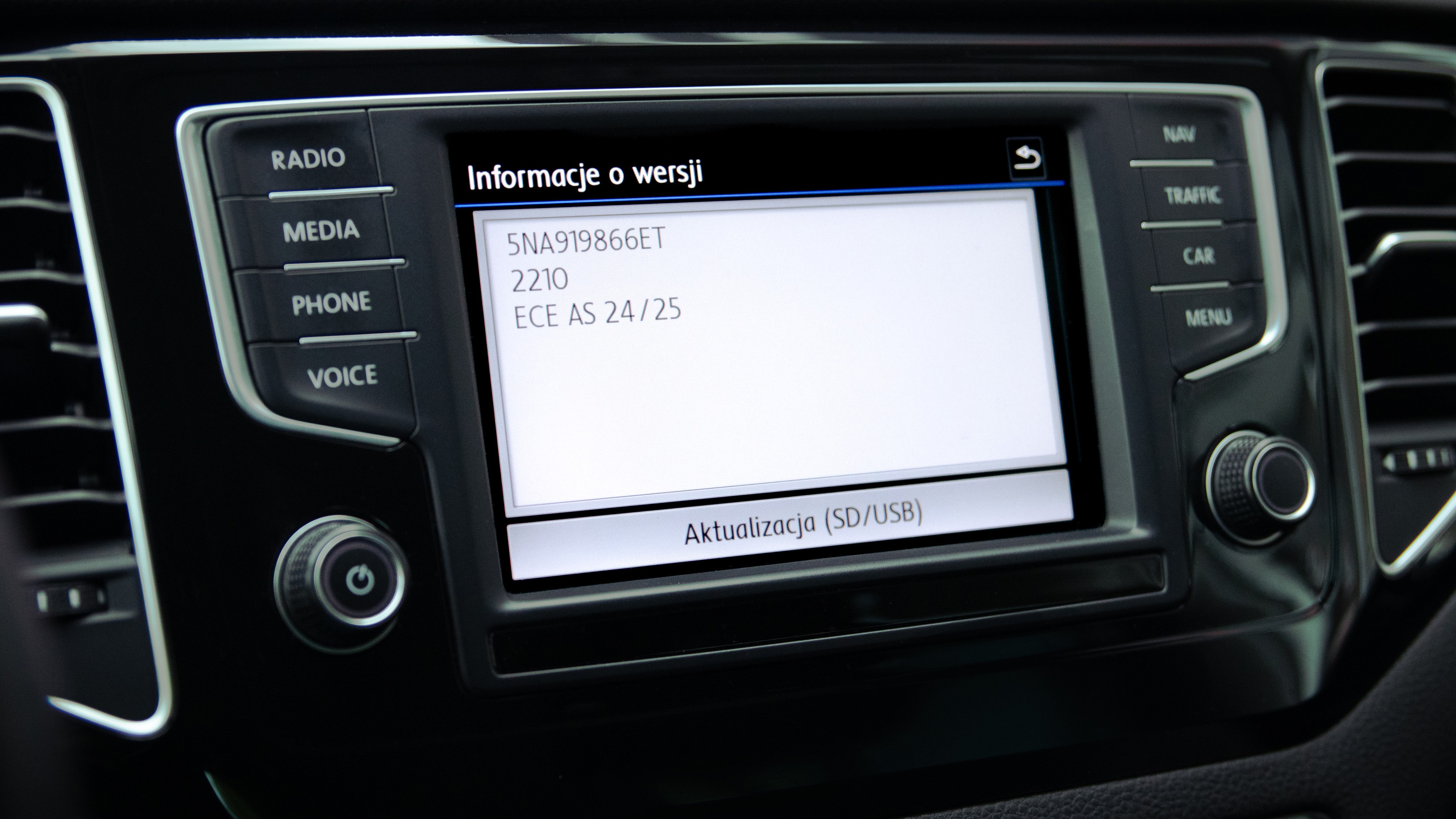 Najnowsza wersja mapy mib2 std volkswagen