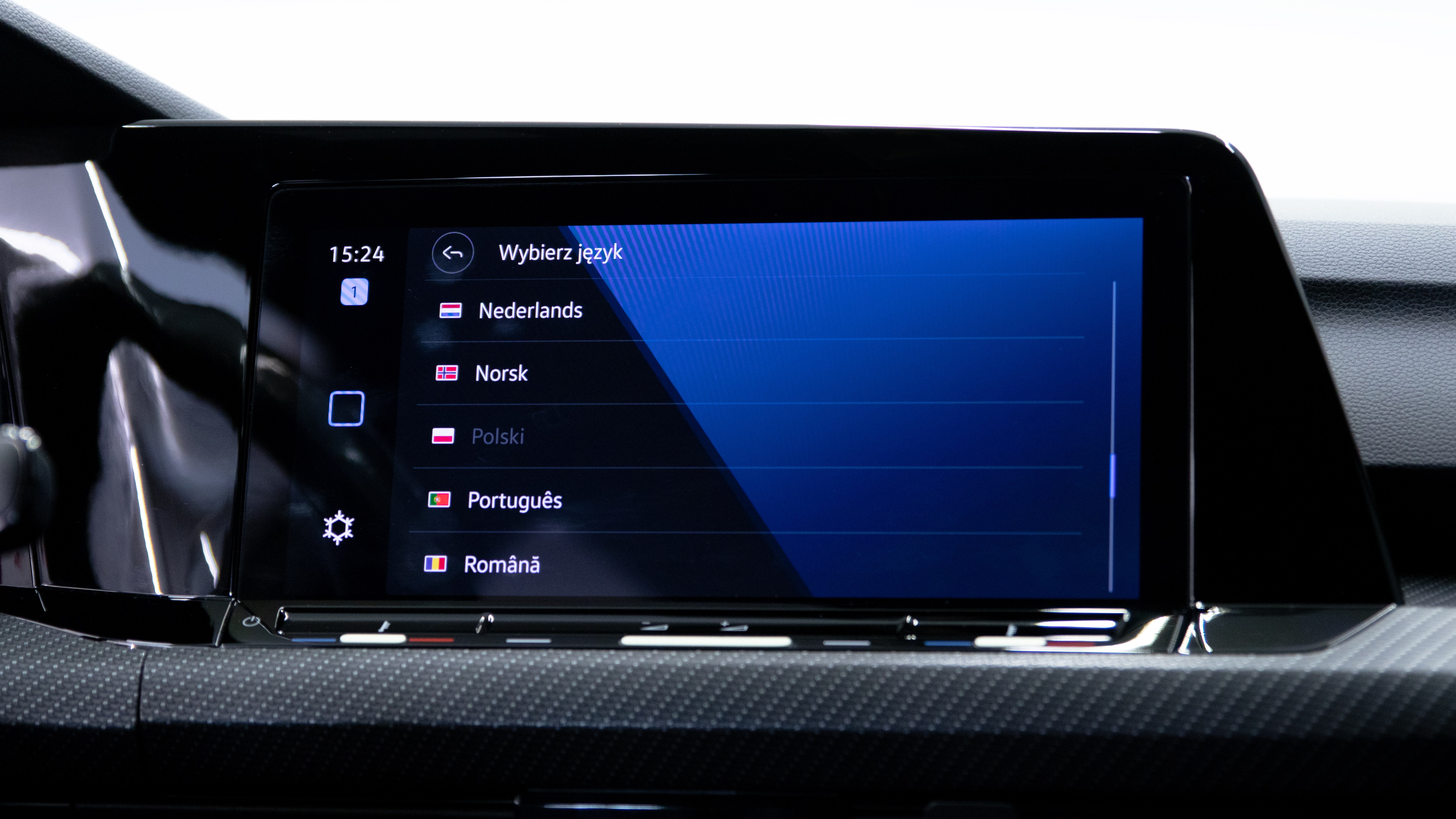 Golf VIII polskie menu