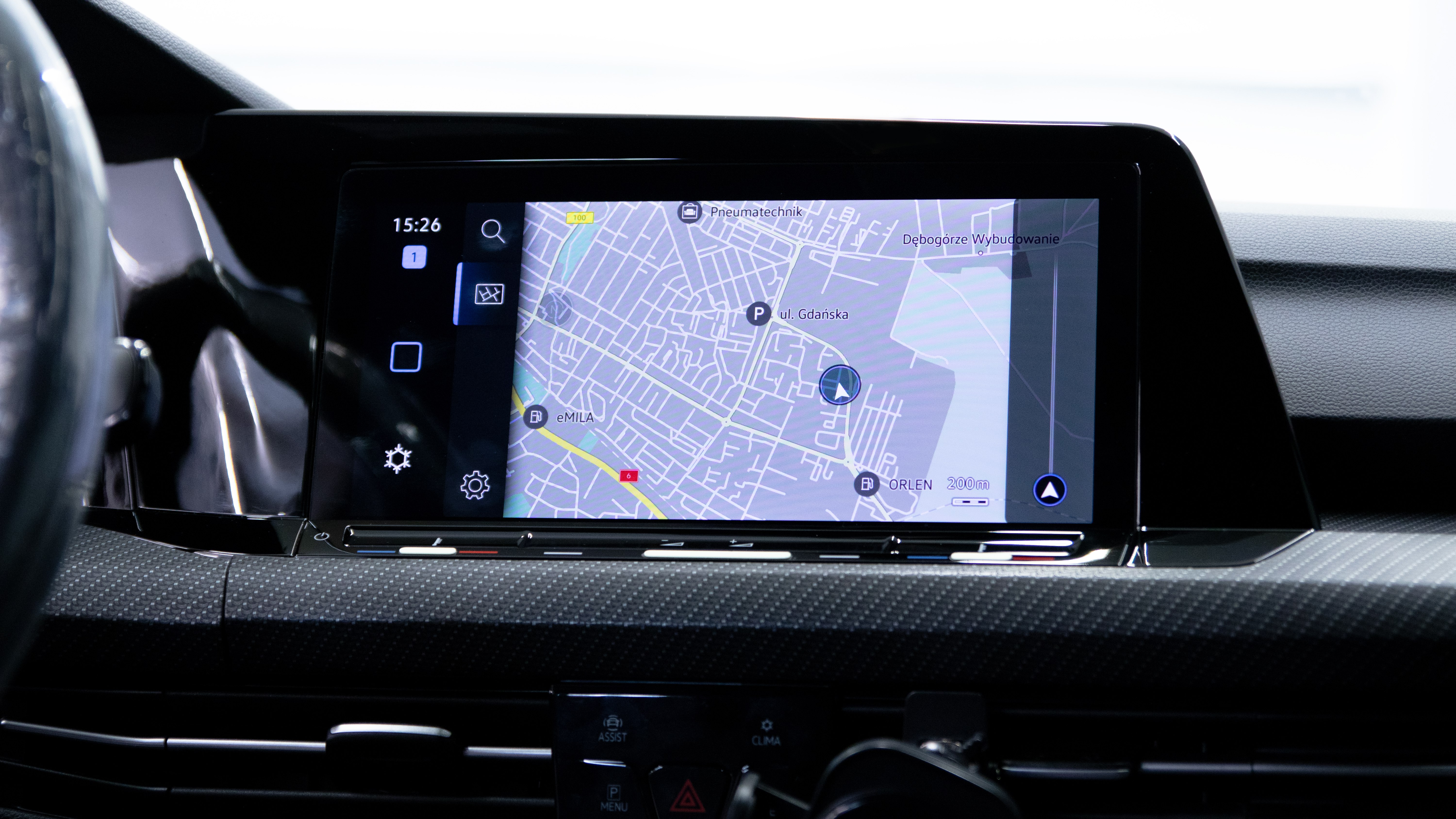 Golf 8 mapa
