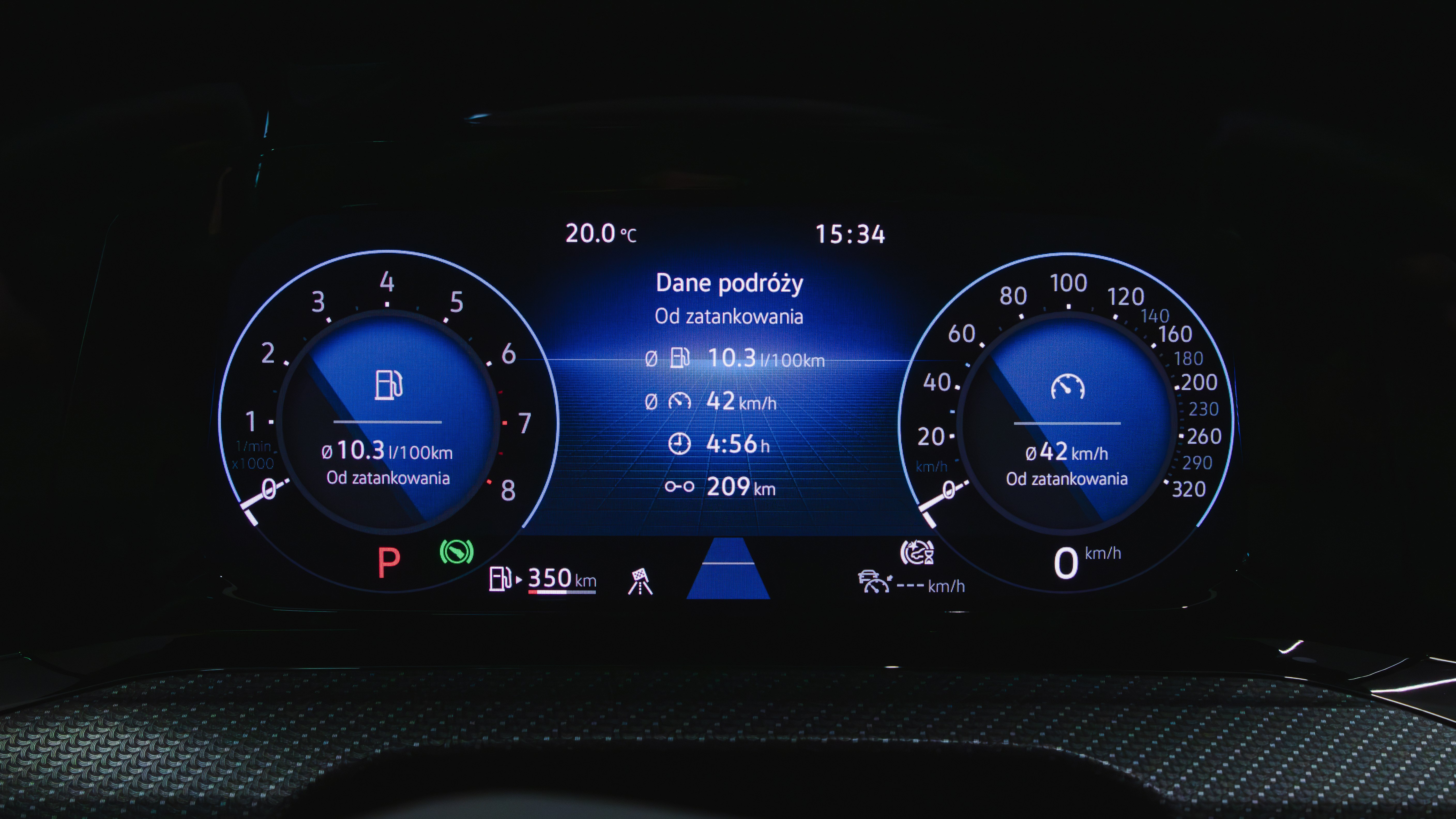 golf 8 polskie menu w zegarach
