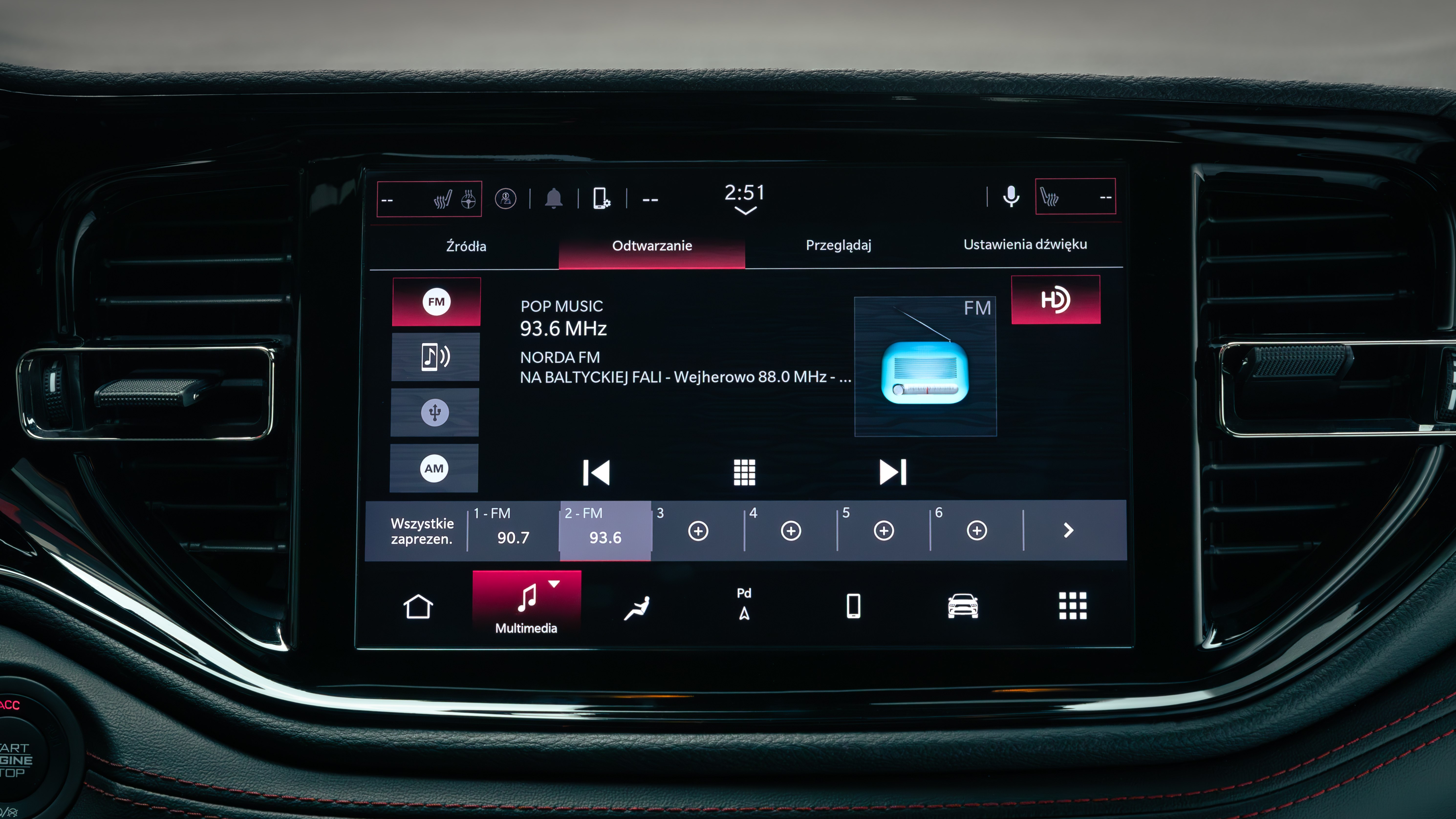 dodge durango polskie stacje radiowe