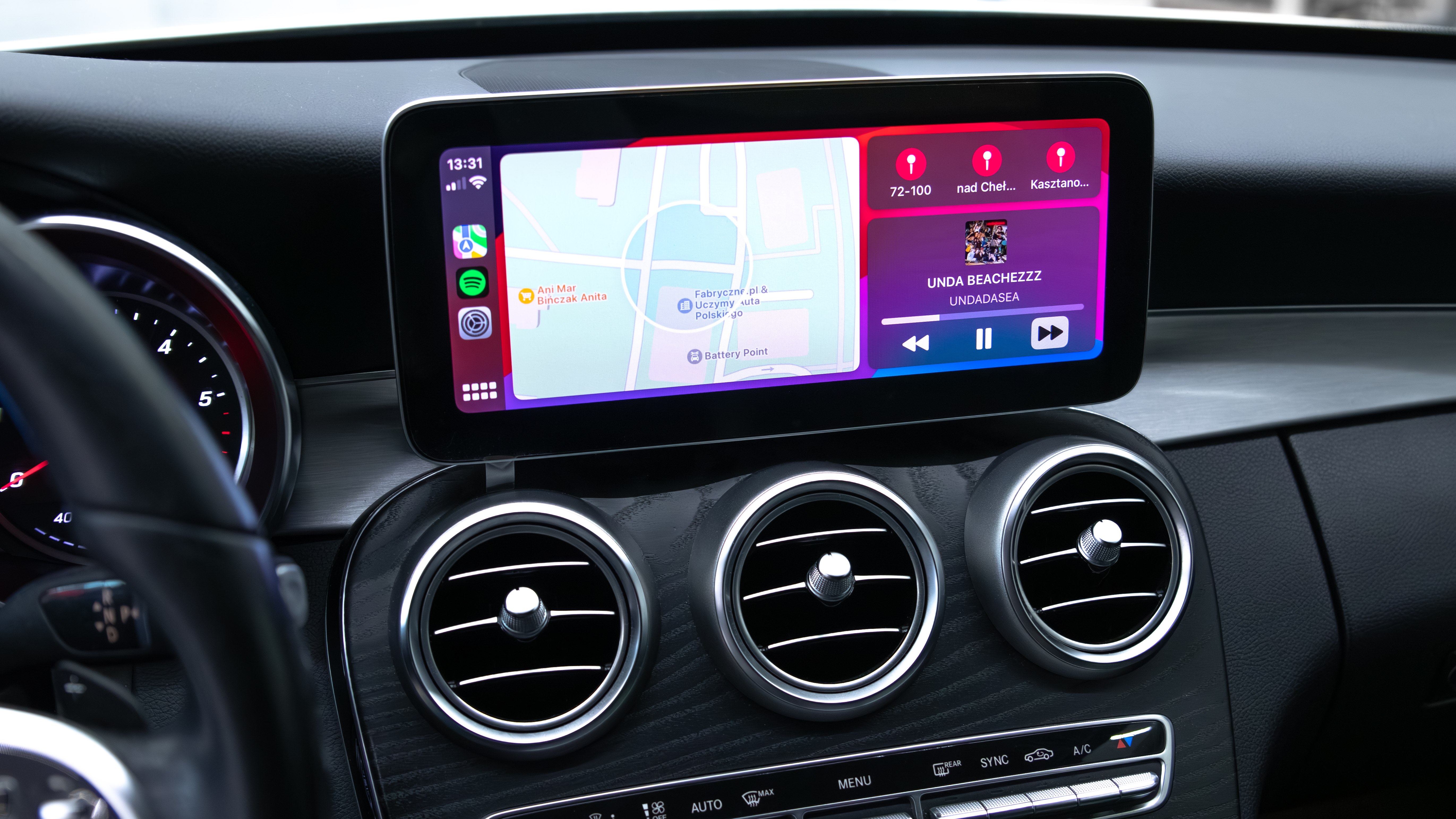 apple maps mercedes