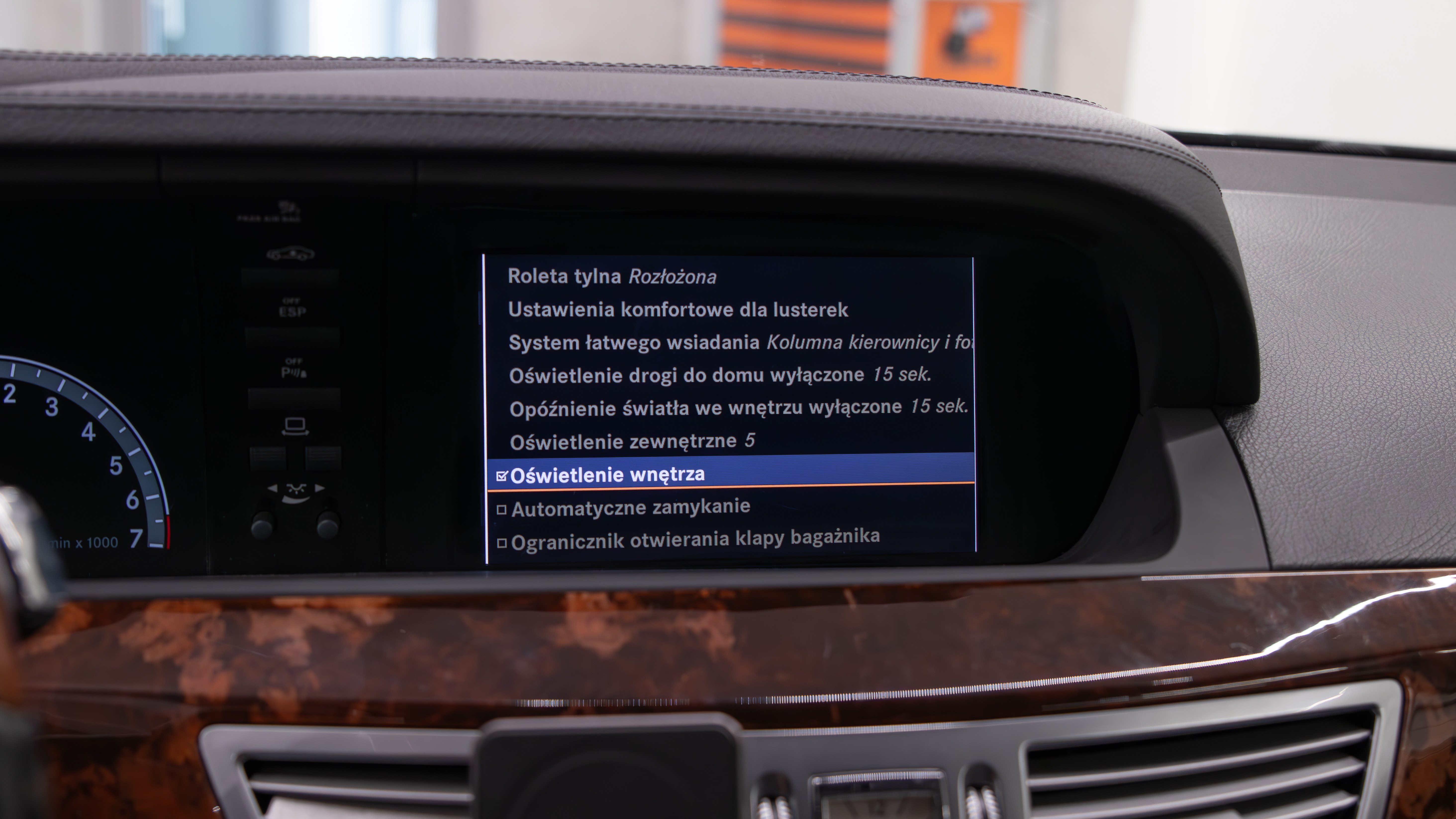 mercedes polskie menu
