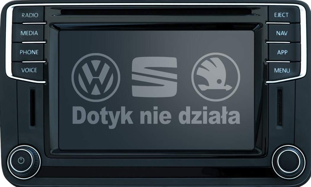 Volskwagen Skoda Seat dotyk nie działa