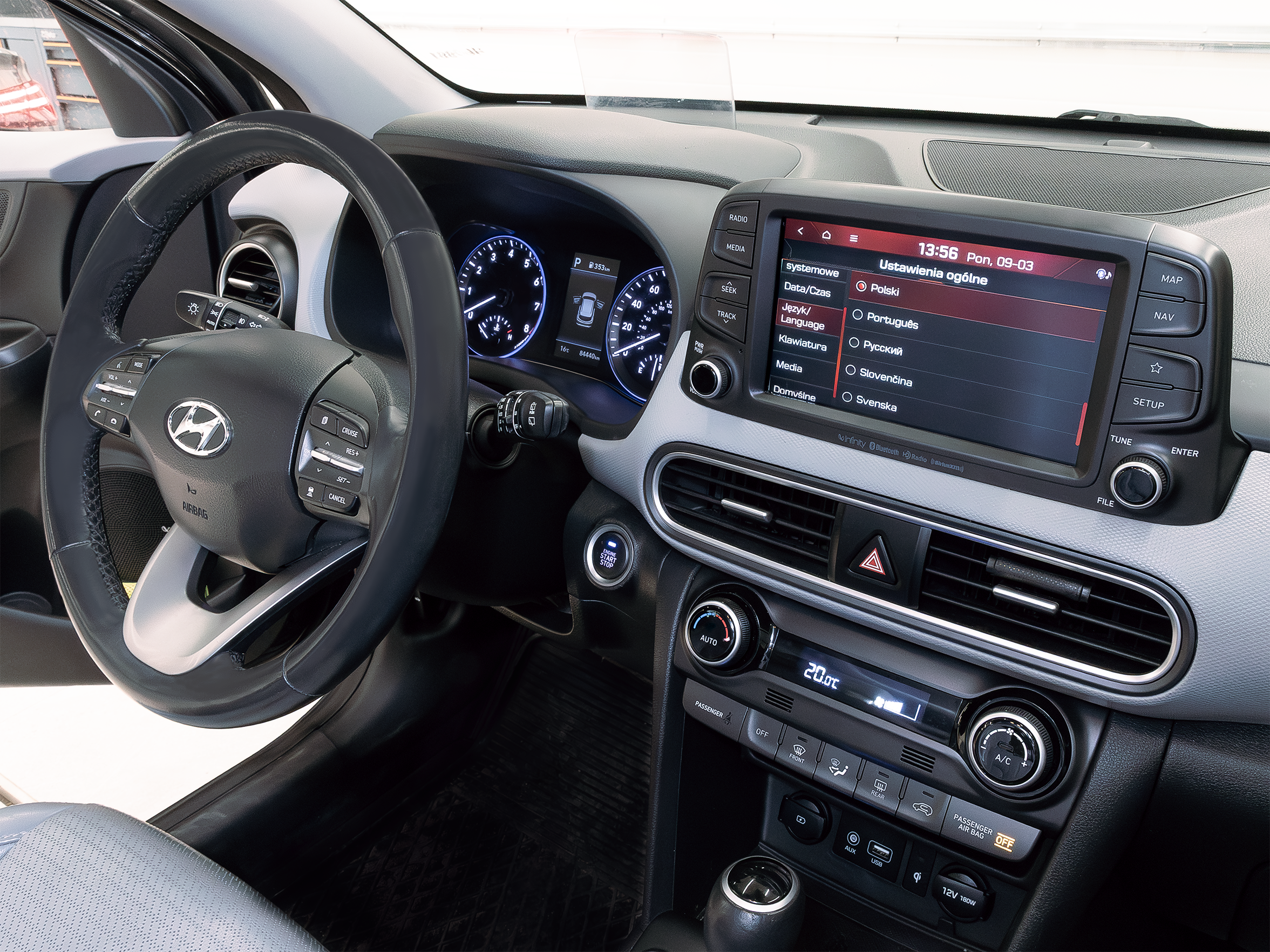 Hyundai Kona z USA konwersja